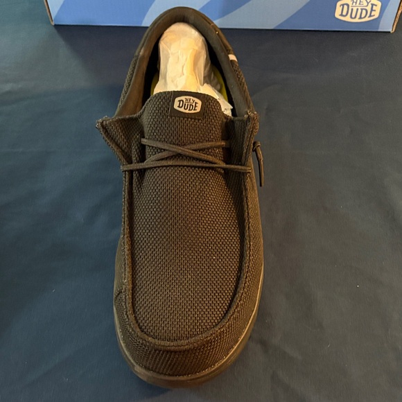 Wally Work Composite Toe Black Hey Dudes - Picture 9 of 11